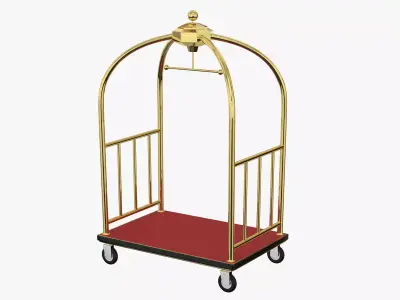 Hotel Cart 02 3D model