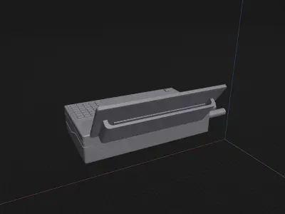 computer 3D print model