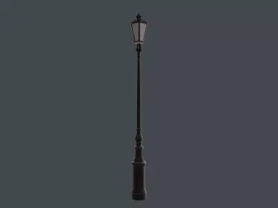 Street Light Low-poly 3D model