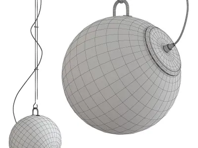 Miconos Pendant Light Low-poly 3D model