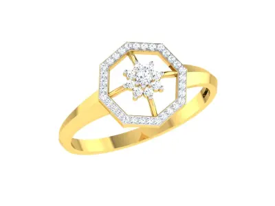 Solitaire Engagement Wedding Band Ring 3D print model buy