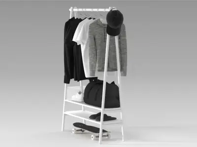  Clothes on Rack 