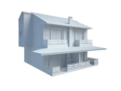 MODEL VILLA house 3D model