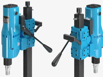  Concrete Core Drill Machine with Core Bit Set Blue 
