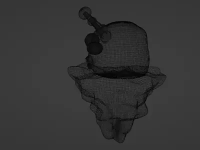 Lost Alien Low-poly 3D model