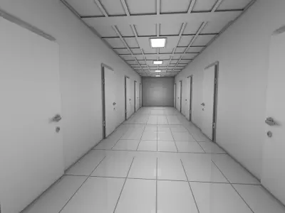 Corridor 3D model purchase