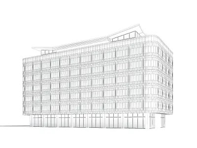 Office Building 3D Model 3D model buy