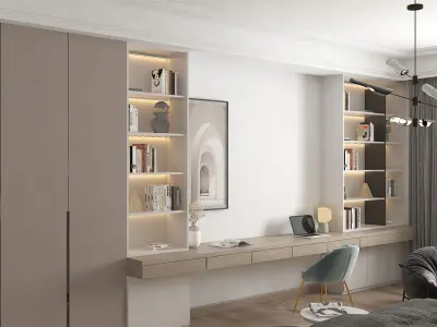 BEDROOM 3D model 25