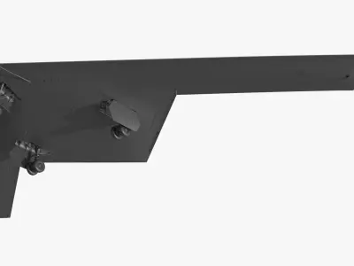  B-21 Stealth Bomber Black 