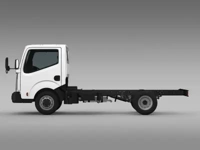 Mitsubishi Fuso Canter Guts Chassi 2017 3D model