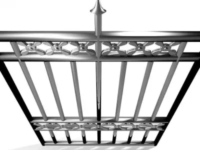 Steel Gate Type 5 3D model