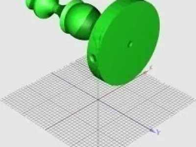 Table Lamp Stand Free 3D print model