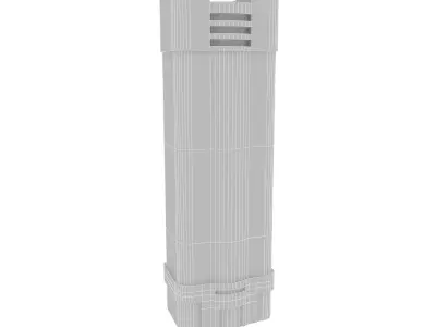 Skyscraper tall building Low-poly 3D model get