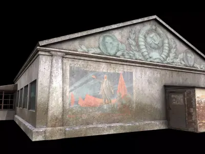 old building Low-poly 3D model get