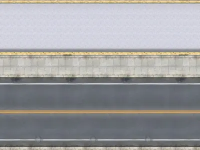 Bus stop Low-poly 3D model