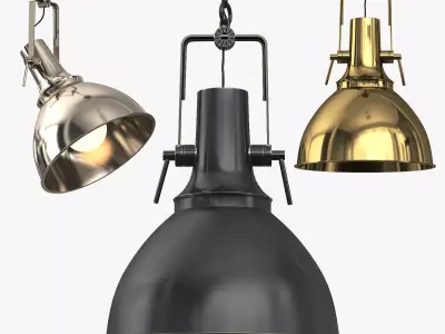 Vintage Nautical Pendant 3D model