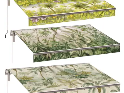 awning collection 3D model
