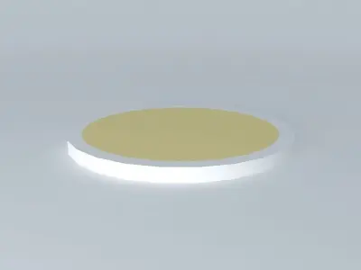 Spot 3 circular led light Free 3D model
