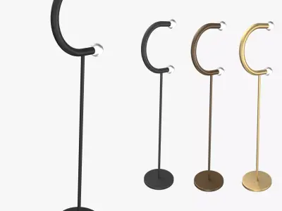 Bower C Floor Lamp 3D model