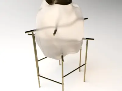 INCENZO DE COTII Lamp Low-poly 3D model