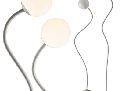 Karman Moony Floor Lamp 3D model