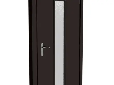 Plastic door 05 3D model