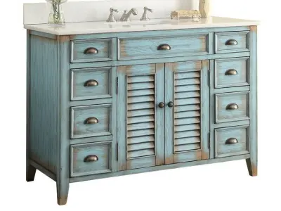 Annabella Single Bathroom Vanity Set - 2  colour 3D model