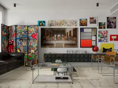 Stockholm Interior scene 3D model