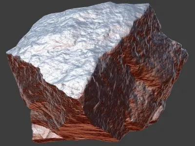 April Stone Low-poly 3D model