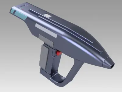 Star Trek The Next Generation Romulan Disruptor 3D model