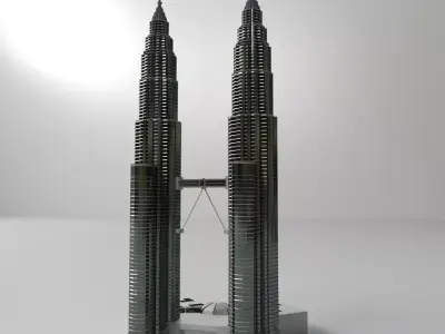 Petronas Twin Tower 3D model