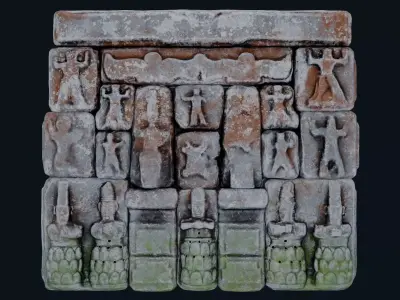 Eflatunpinar Low-poly 3D model