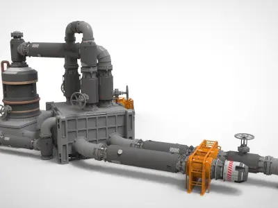 Sci Fi Modular Environment 14 3D model