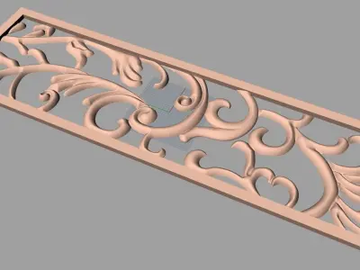 Artcam Aspire 3D relief models STL Files used for CNC E559 3D model