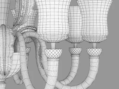 804480 Petalo Lightstar Chandelier 3D model