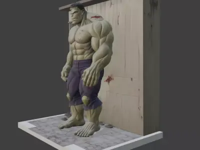 Hulk 3D Model For 3d Printing STL File 3D print model