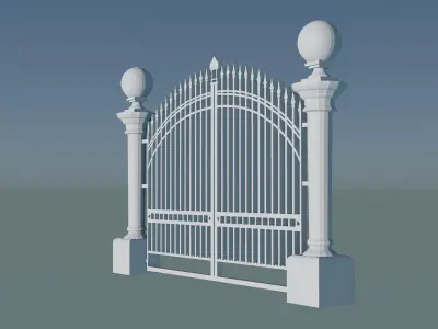 Classic Gate Door 3D print model order