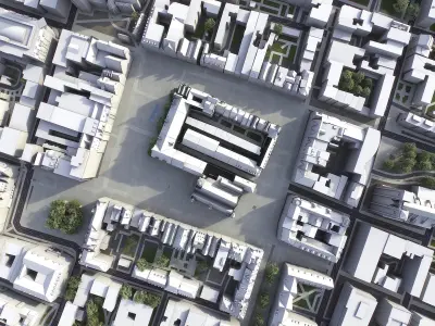 Wroclaw - 3D City Model Low-poly 3D model