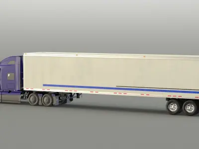  International LT625 with Semi Trailer 