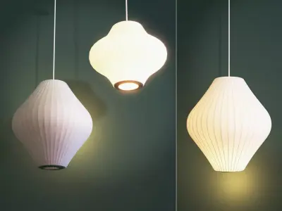 Nelson Bubble Lamp - Pear 3D model