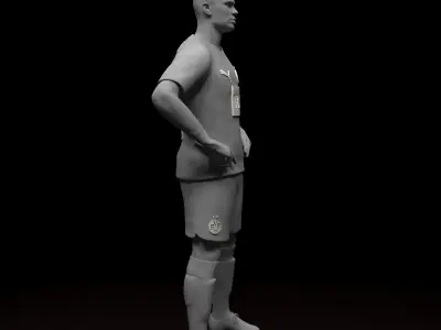 Erling Haaland Football Player STL files 3D print model 3D print model