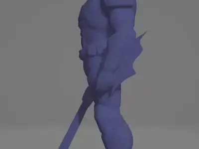 warrior 3D model buy