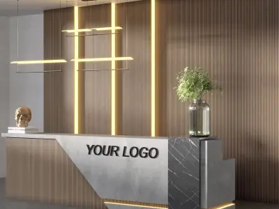 RECEPTION DESK NO13 A 3D model