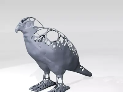 Hawk Dust Voronoi 3D model