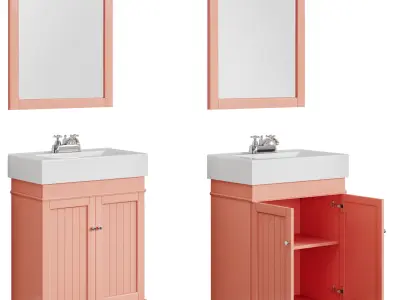 Furniture set 24 Lander Vanity 3D model