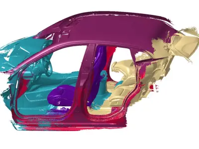 Ferrari purosangue 3d scan data 3D model 3D model