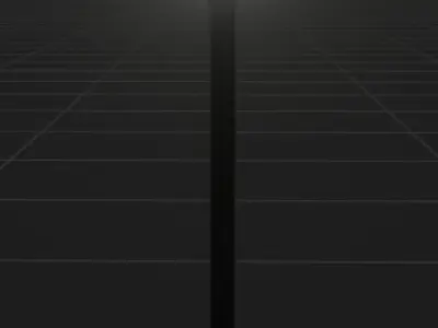 Street Lamp Low-poly 3D model