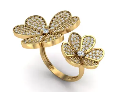 Jewelry ring 356 3D print model