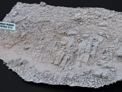 DEATH VALLEY ROCK FORMATION 006 2024 3D model