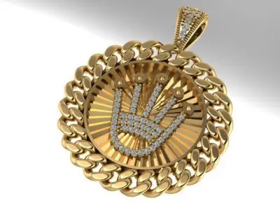 Fashion Pendant 3D print model